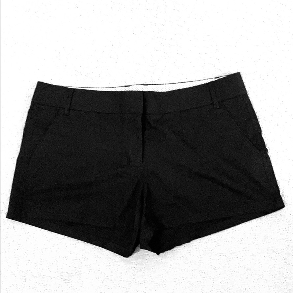 J Crew Black Chino Shorts